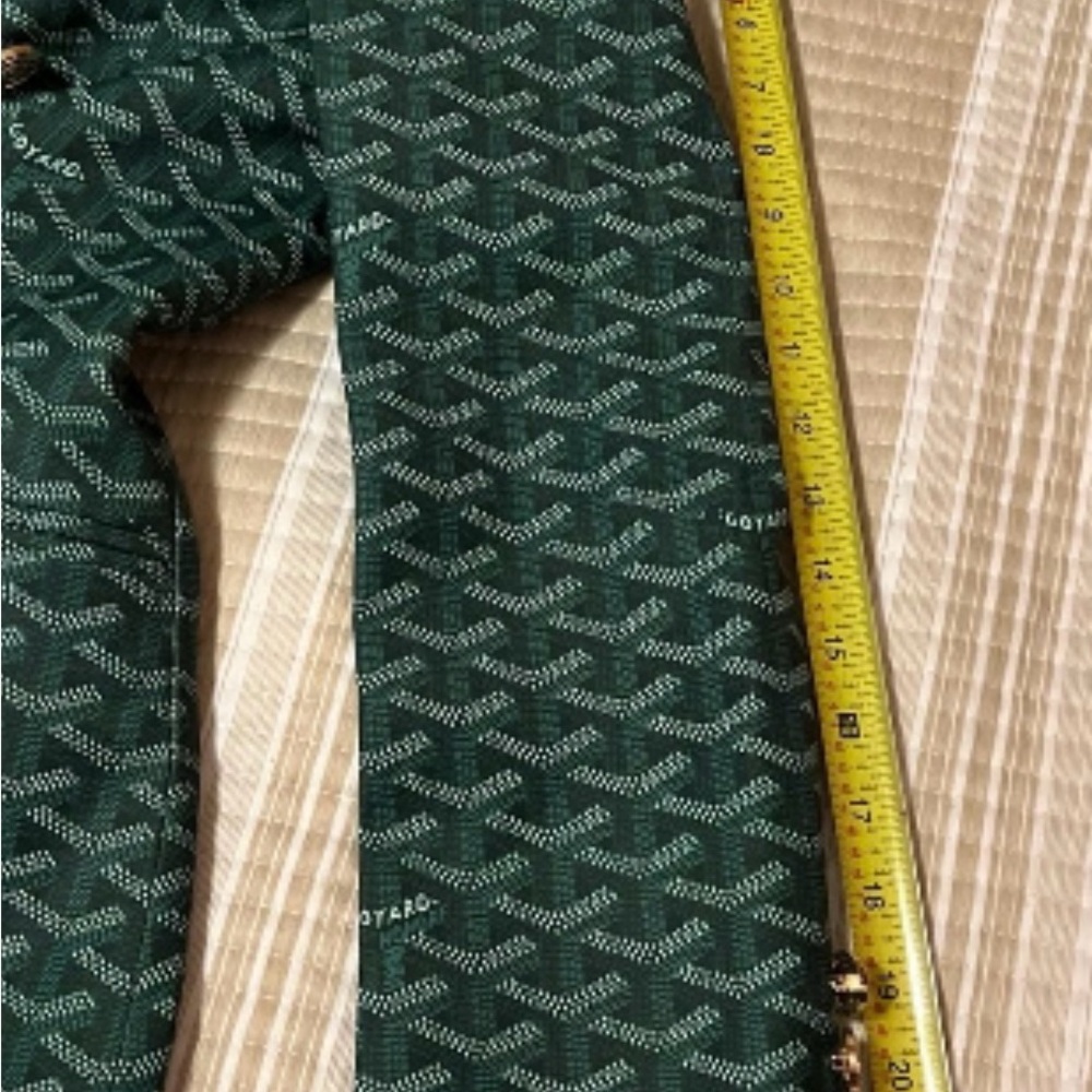 Green Double-Breasted Blazer with Pattern - Picture 9 of 9